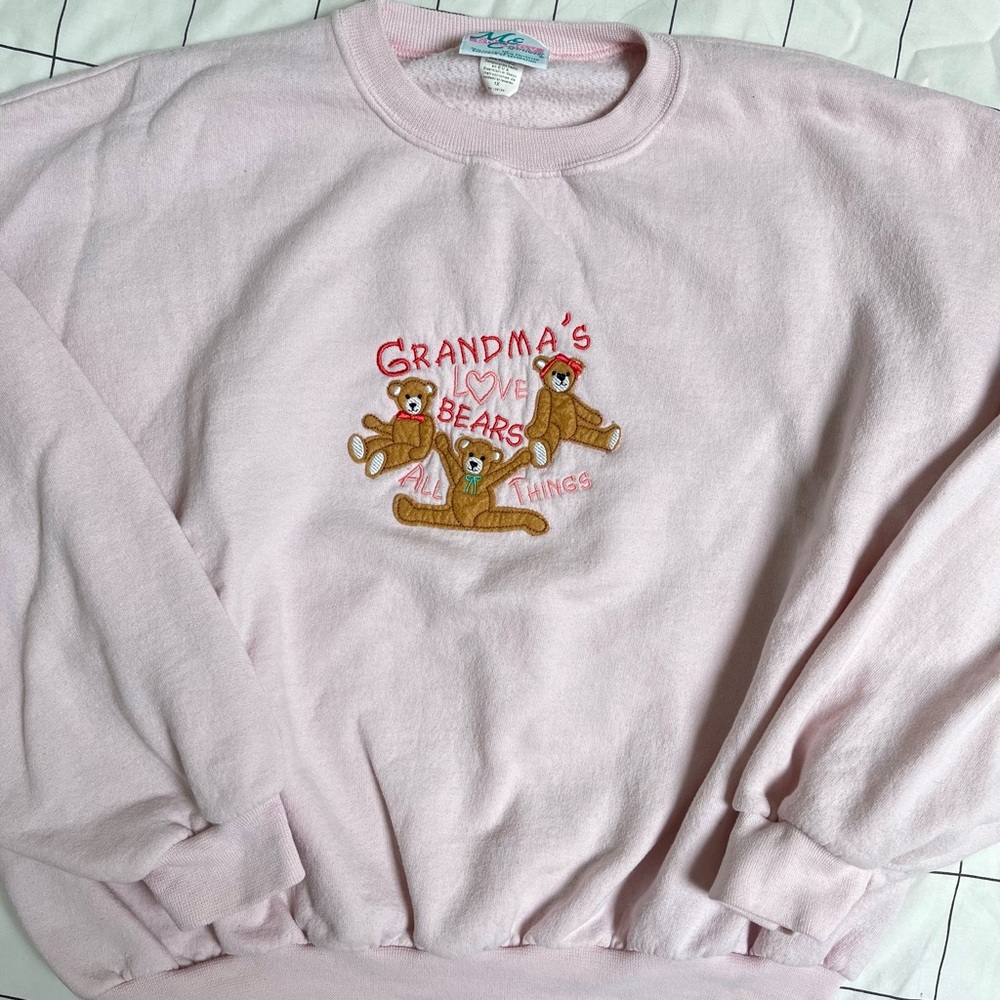 VTG MC Energy Grandma Sweatshirt - Sz: 1X